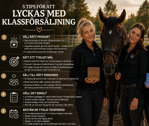 Lyckad försäljning - chokladkassen